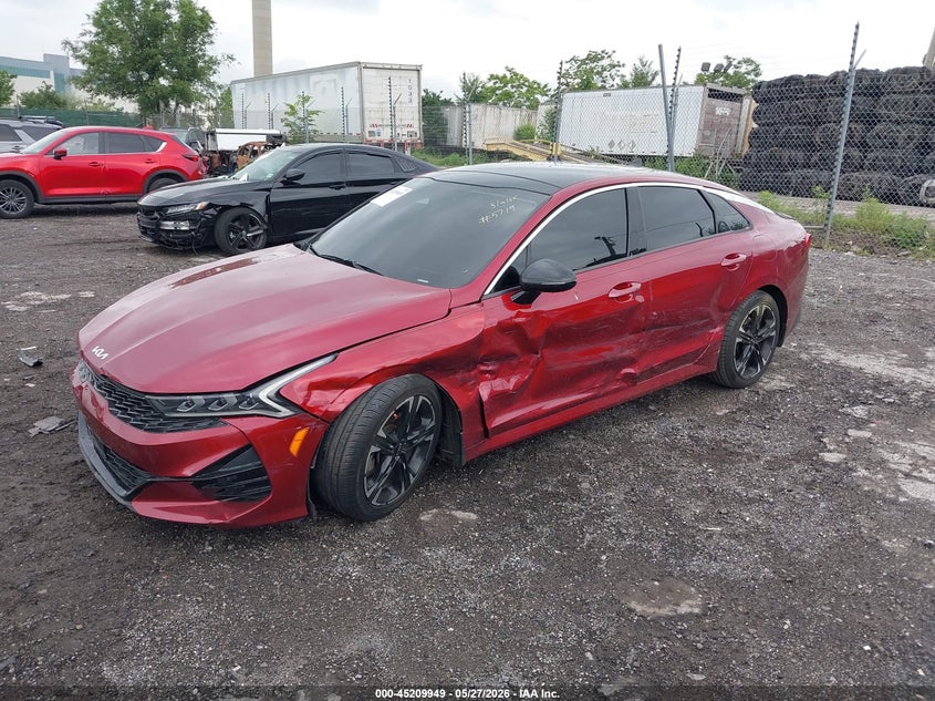 Vin: 5xxg64j29ng108014, lot: 45707690, kia k5 gt-line 20222