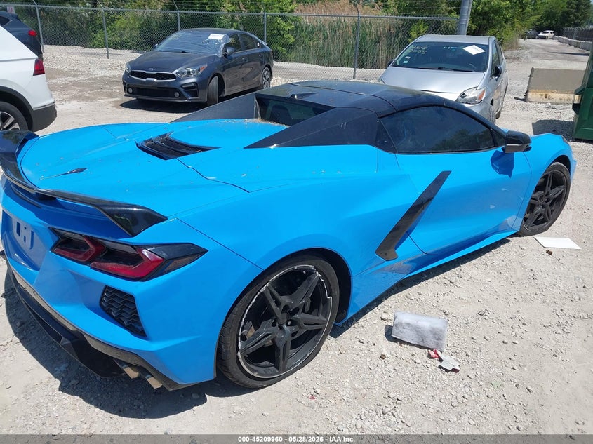 Vin: 1g1yc3d4xm5122598, lot: 45707701, chevrolet corvette stingray rwd  3lt 20214