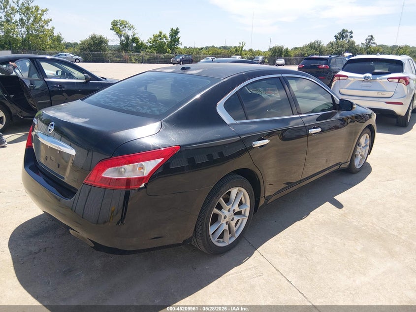 1N4AA51E49C828501 2009 Nissan Maxima 3.5 3.5 Sv black