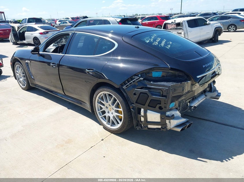 Vin: wp0ac2a77al090105, lot: 45707727, porsche panamera turbo 20103