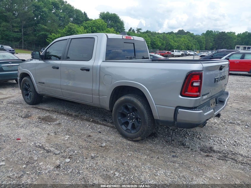 Vin: 1c6srffp3sn619310, lot: 45707764, ram 1500 big horn  4x4 5'7 box 20253