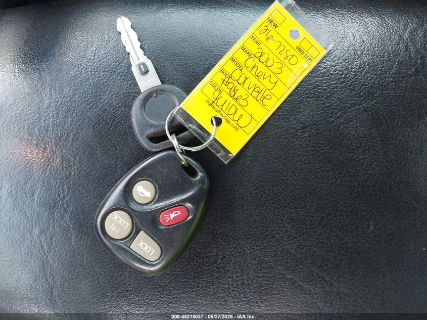 2003 Chevrolet Corvette Z06 Hardtop VIN: 1G1YY12S235119863 Lot: 45210037
