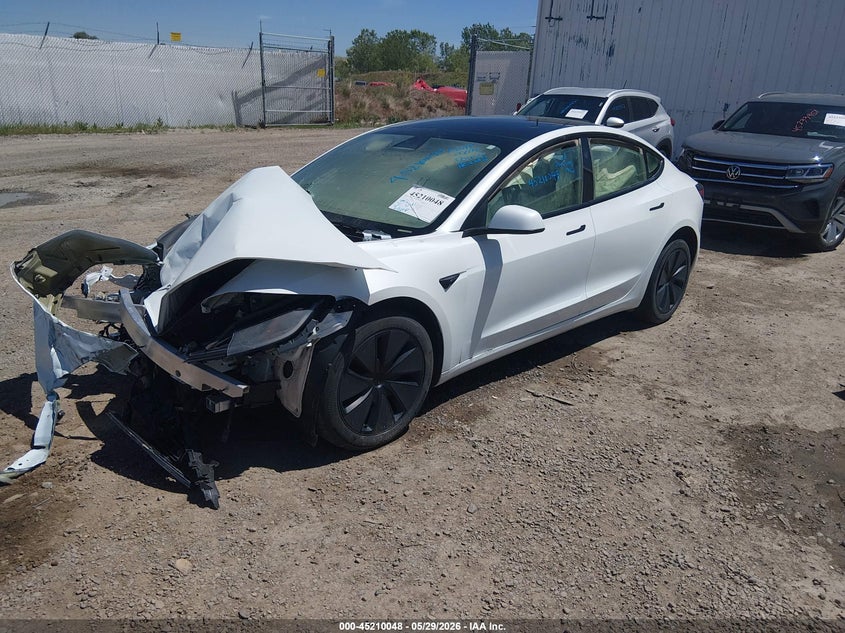 2025 TESLA MODEL 3 auction photo 2