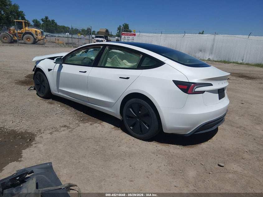 2025 TESLA MODEL 3 auction photo 3