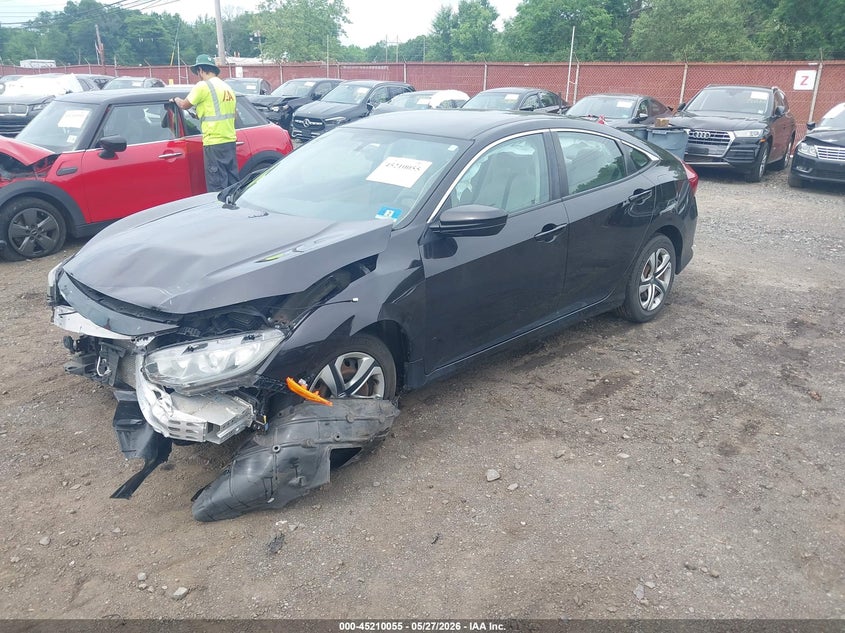 2018 Honda Civic Lx 2HGFC2F56JH521867 photo 1