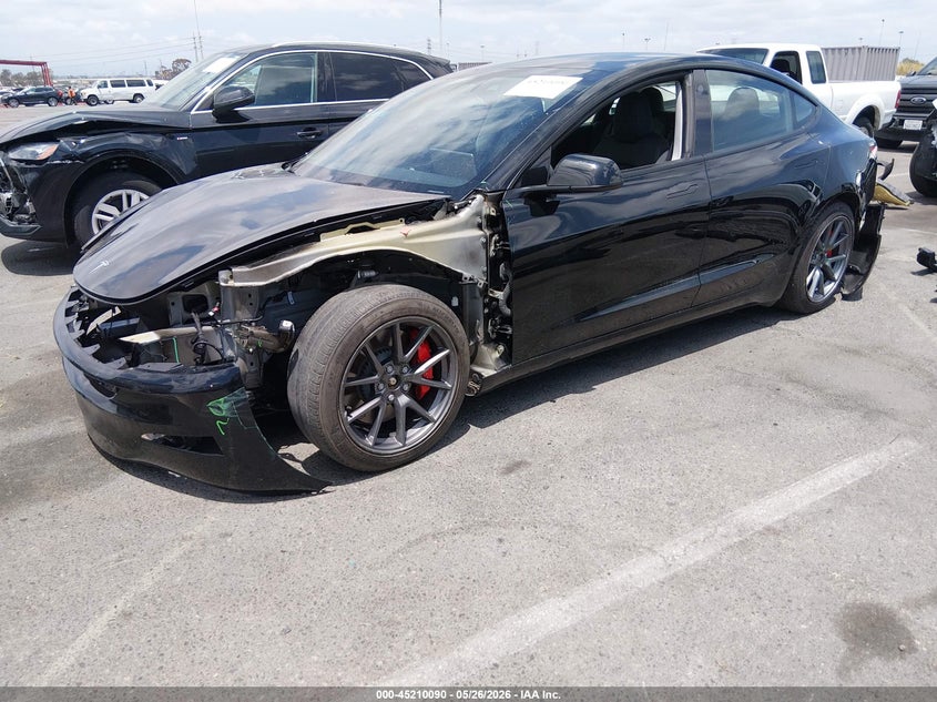 Vin: 5yj3e1ec6pf616031, lot: 45707831, tesla model 3 performance dual motor all-wheel drive 20232