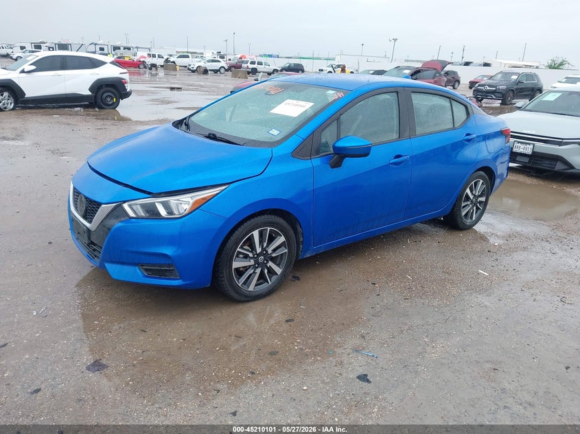 Vin: 3n1cn8ev8ml864596, lot: 45707842, nissan versa sv xtronic cvt 20212