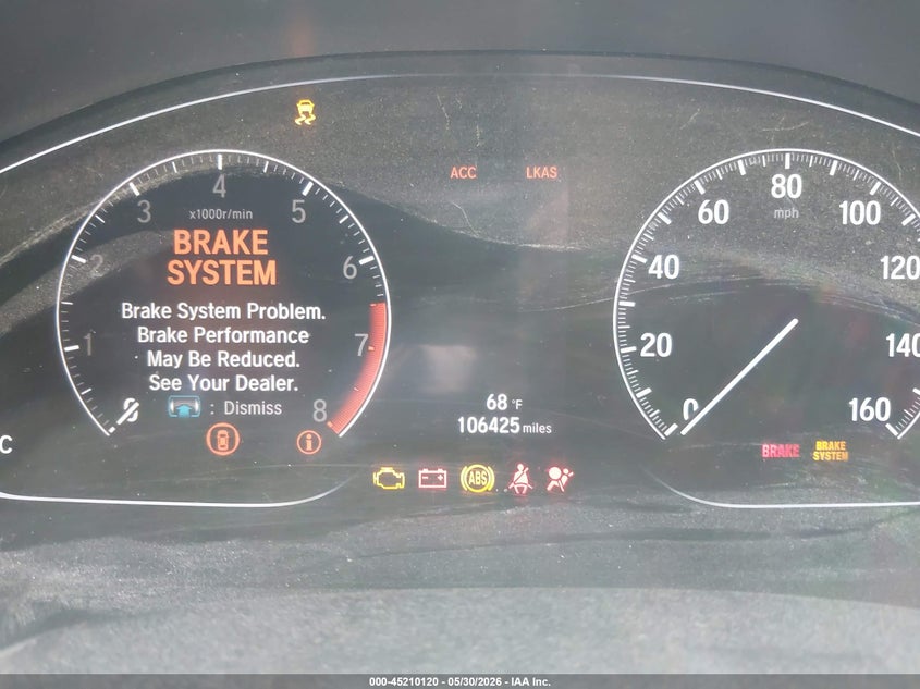 2019 HONDA ACCORD auction photo 7