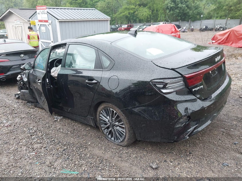 Vin: 3kpf54ad9pe588616, lot: 45707897, kia forte gt-line 20233