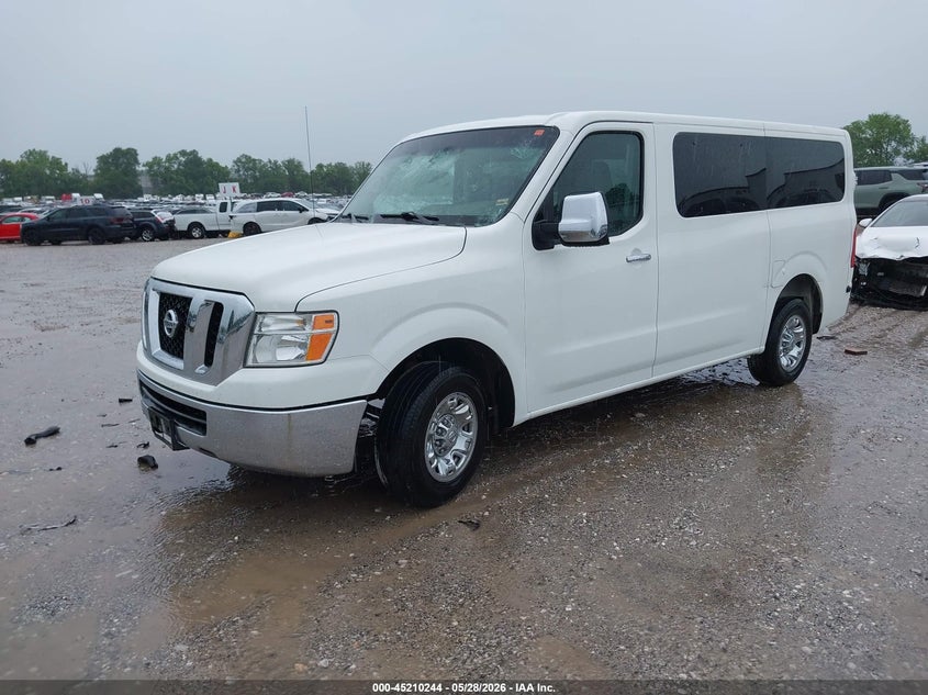 Vin: 5bzbf0aaxjn852570, lot: 45707985, nissan nv passenger nv3500 hd sv v6 20182