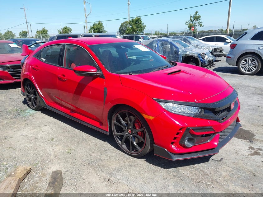 Vin: shhfk8g72mu201653, lot: 45707987, honda civic type r touring 2021 img_1