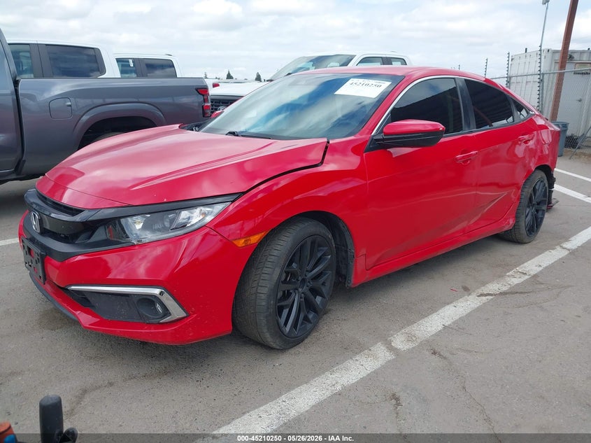 2HGFC2F68MH554141 2021 Honda Civic Lx photo 1
