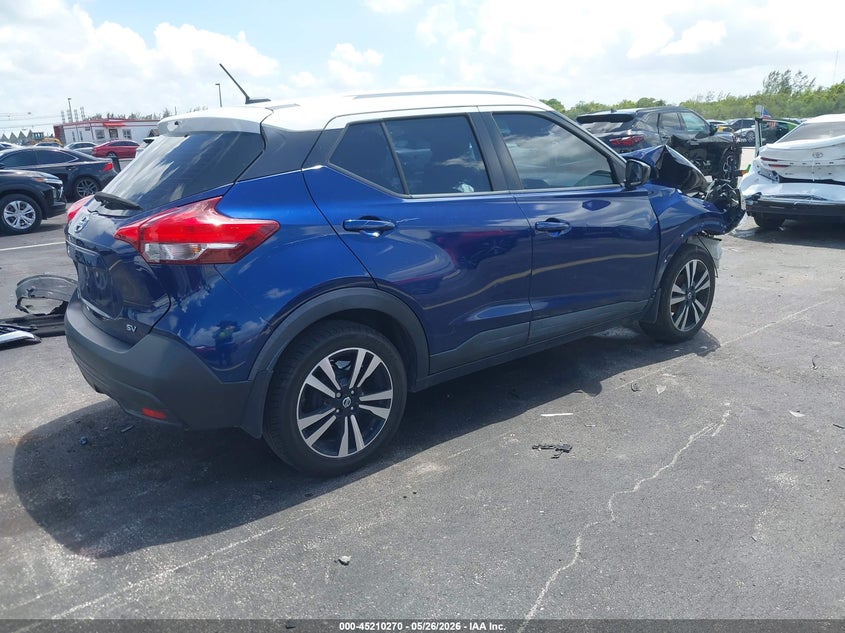 Vin: 3n1cp5cu7jl542885, lot: 45708011, nissan kicks sv 20184