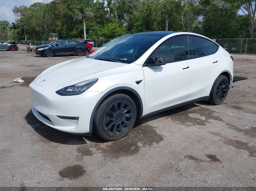 2021 Tesla Model Y Long Range Dual Motor All-Wheel Drive 5YJYGDEE7MF115566 photo 1