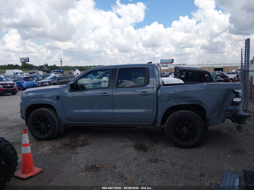 2026 NISSAN NAVARA (FRONTIER) TRUCK 3.8L V-6 DI, DOHC, VVT, 310HP
