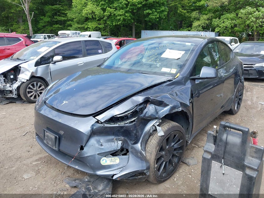 Vin: 7saygaee1pf835760, lot: 45708145, tesla model y awd/long range dual motor all-wheel drive 20232