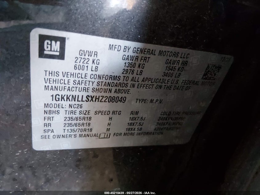 2017 GMC ACADIA SLE-2 · Фото 9