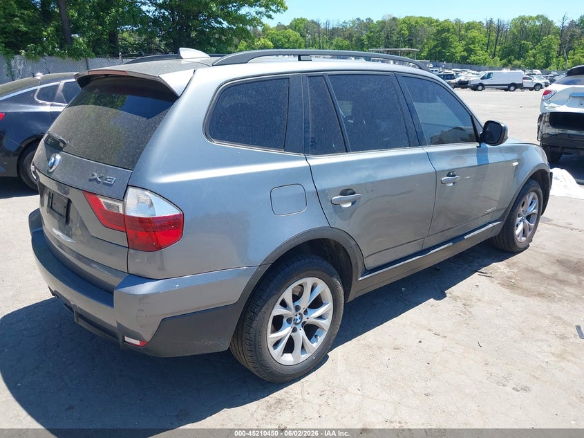 Vin: wbxpc9c48awj33888, lot: 45708191, bmw x3 xdrive30i 20104