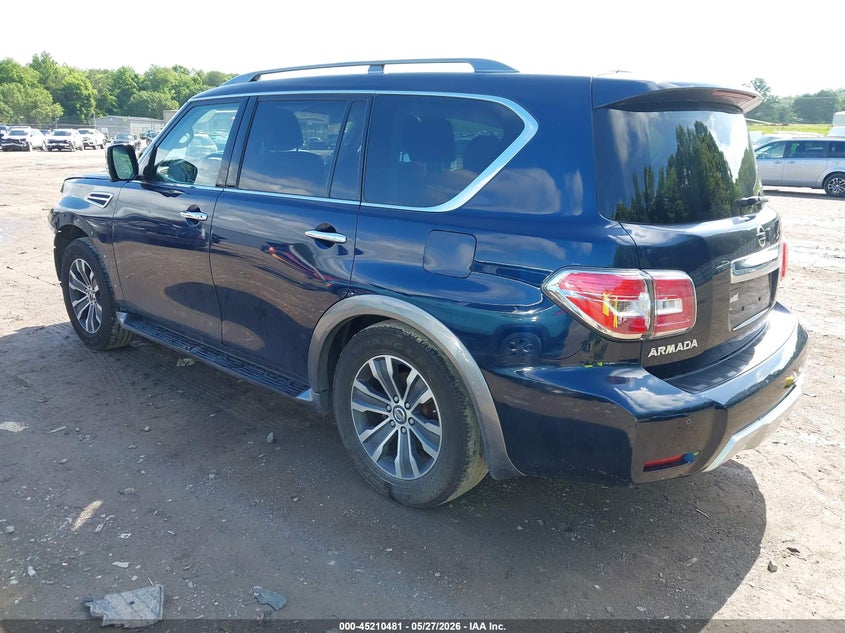 Vin: jn8ay2nc8jx502425, lot: 45708222, nissan armada sl 20183