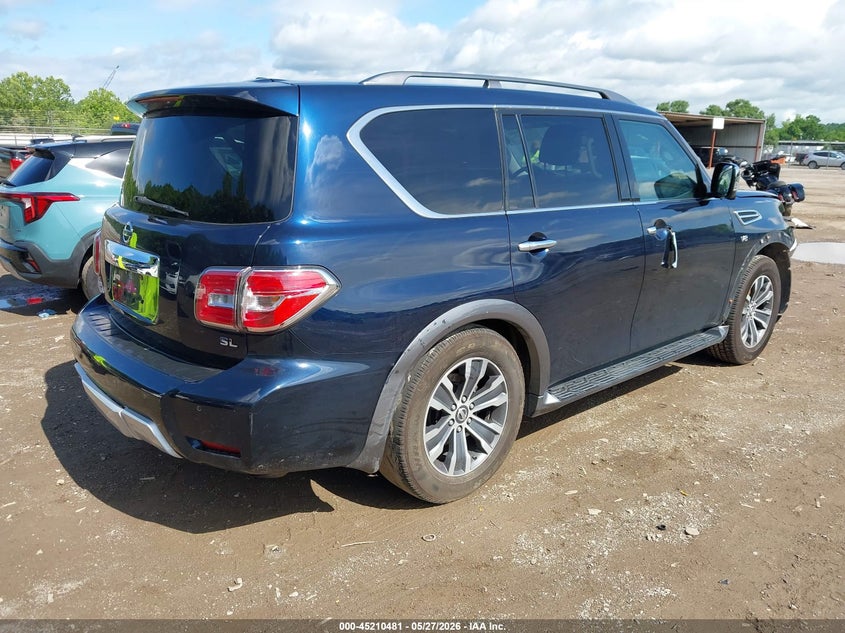 Vin: jn8ay2nc8jx502425, lot: 45708222, nissan armada sl 20184