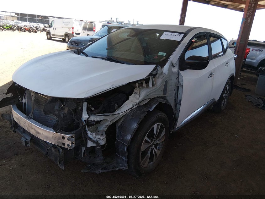 Vin: 5n1az2aj8mc136230, lot: 45708232, nissan murano s fwd 20212