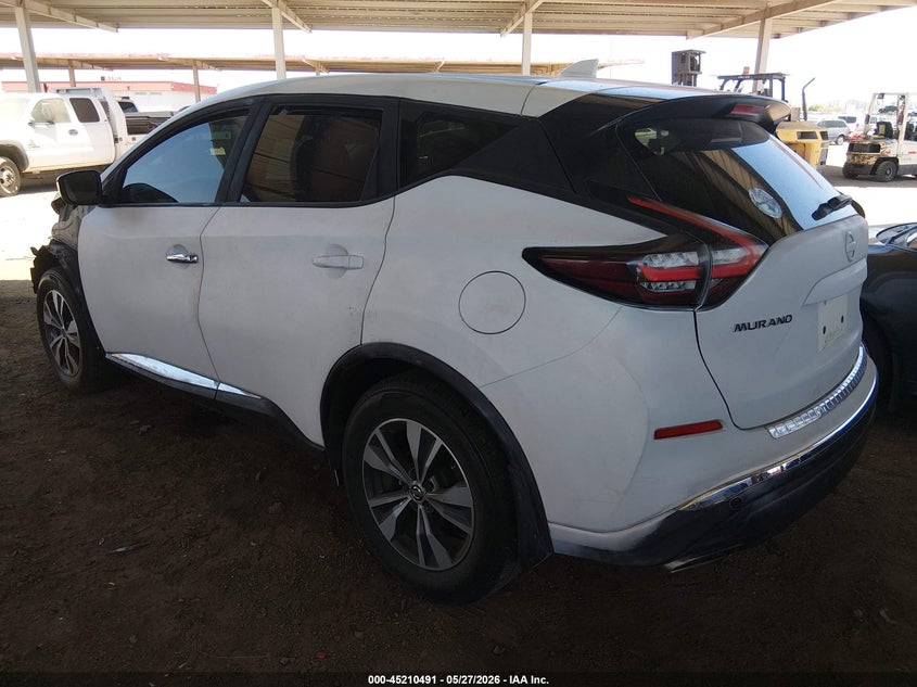 Vin: 5n1az2aj8mc136230, lot: 45708232, nissan murano s fwd 20213