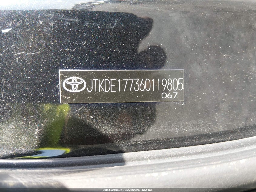 2006 Scion Tc VIN: JTKDE177360119805 Lot: 45210492