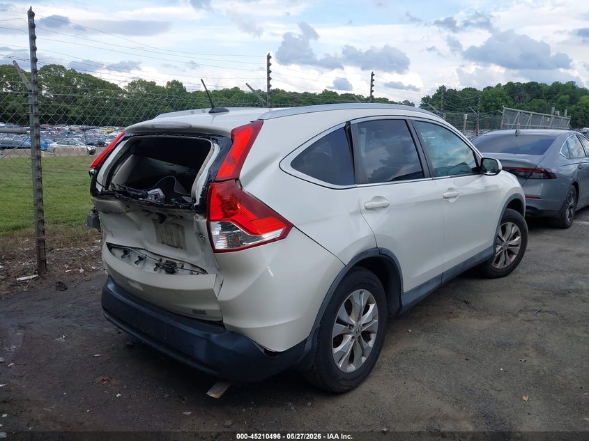 2012 Honda Cr-v 2.4 Cr-V Ex-L white Lot 111045210496 Vin 5J6RM4H72CL040386