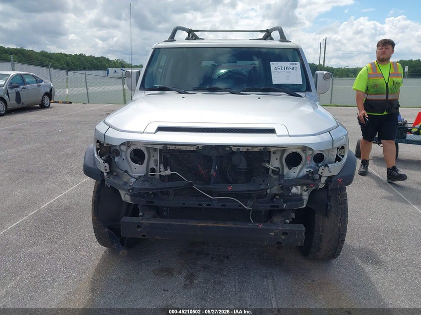 2007 Toyota Fj Cruiser VIN: JTEBU11F570076258 Lot: 45210502