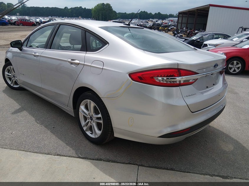 Vin: 3fa6p0uuxjr278849, lot: 45708256, ford fusion hybrid s 20183