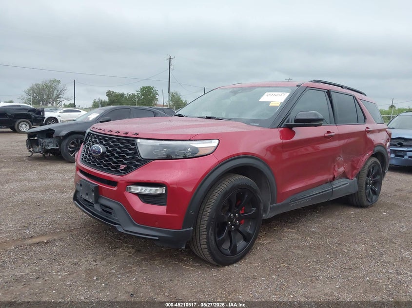 Vin: 1fm5k8gc1mgb59438, lot: 45708258, ford explorer st 20212