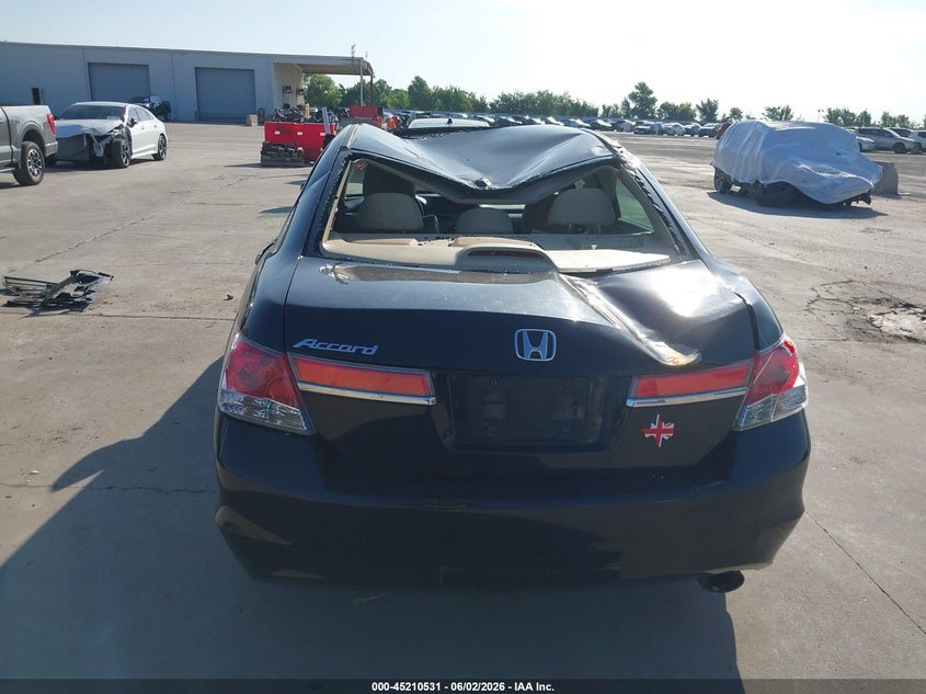 2012 Honda Accord 2.4 2.4 Ex-L black Lot 111045210531 Vin 1HGCP2F82CA099051
