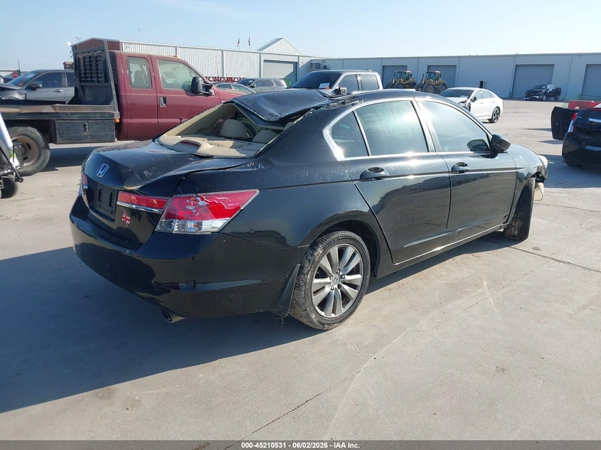 2012 Honda Accord 2.4 2.4 Ex-L black Lot 111045210531 Vin 1HGCP2F82CA099051
