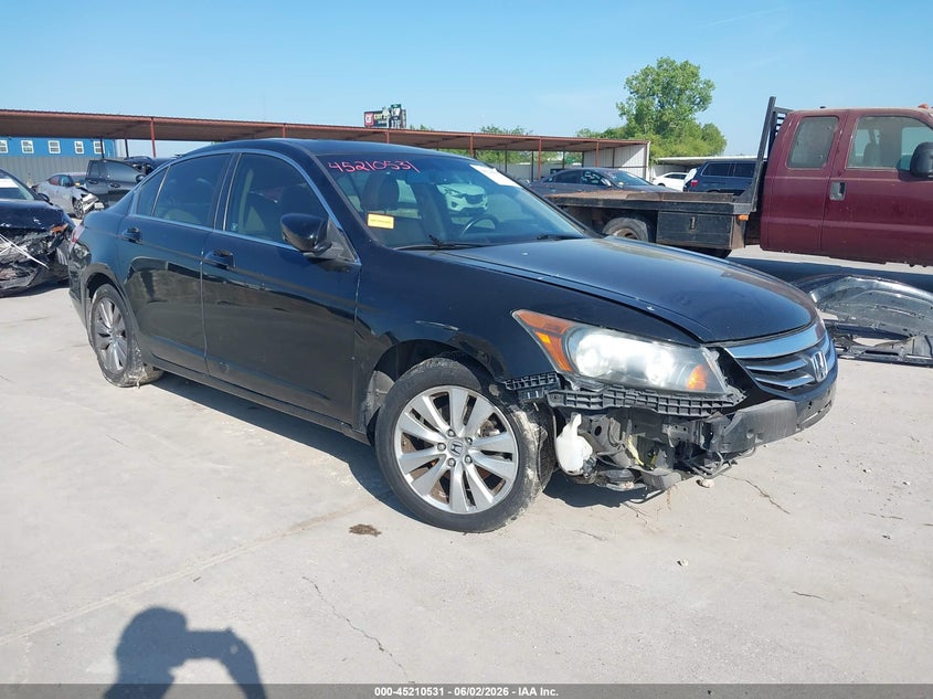 2012 Honda Accord 2.4 2.4 Ex-L black Lot 111045210531 Vin 1HGCP2F82CA099051