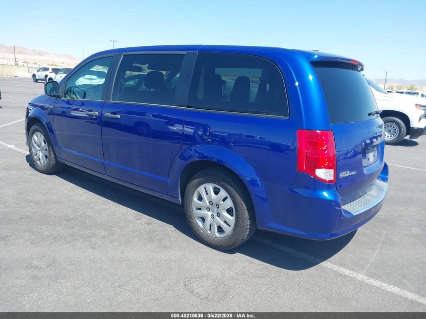 Vin: 2c4rdgbg7kr509168, lot: 45708280, dodge grand caravan se 20193