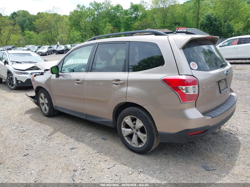 Vin: jf2sjahc9eh550124, lot: 45708283, subaru forester 2.5i limited 20143