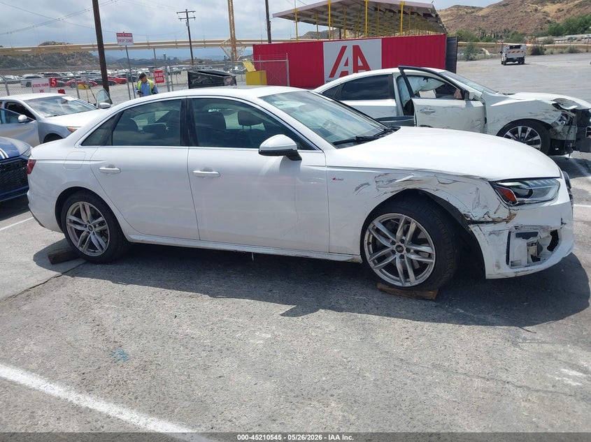 2023 Audi A4 Premium Plus 45 Tfsi S Line Quattro S Tronic VIN: WAUEAAF46PN011503 Lot: 45210545