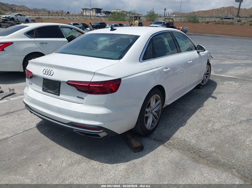 Vin: waueaaf46pn011503, lot: 45708286, audi a4 premium plus 45 tfsi s line quattro s tronic 20234