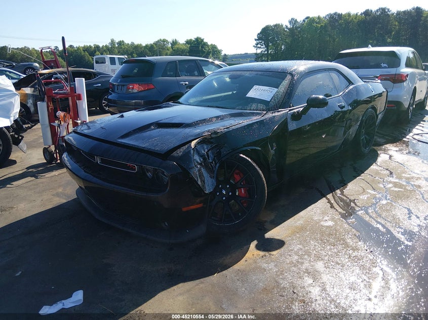 Vin: 2c3cdzfj1jh310276, lot: 45708294, dodge challenger r/t scat pack 20182