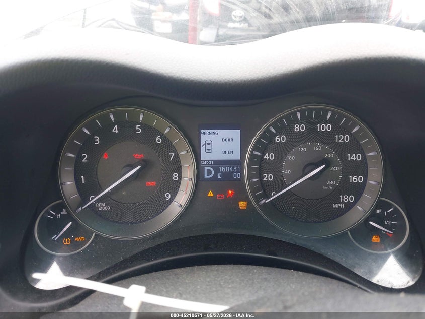 2011 Infiniti M37X VIN: JN1BY1AR1BM370926 Lot: 45210571