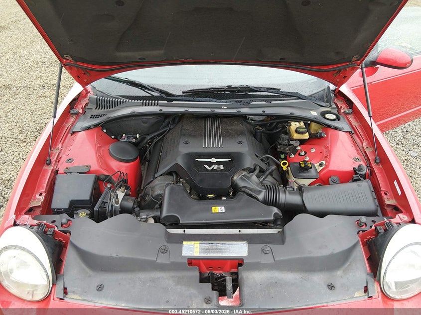 FORD THUNDERBIRD 2003 VIN 1FAHP60A73Y102742