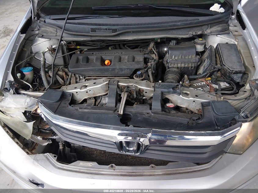 19XFB2F88CE003396 2012 Honda Civic 1.8 Ex silver