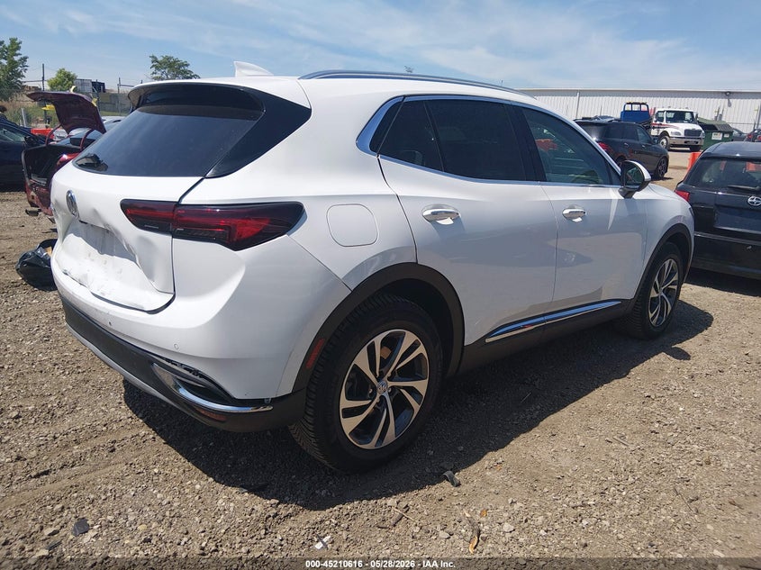 Vin: lrbfznr44nd011147, lot: 45708357, buick envision fwd essence 20224