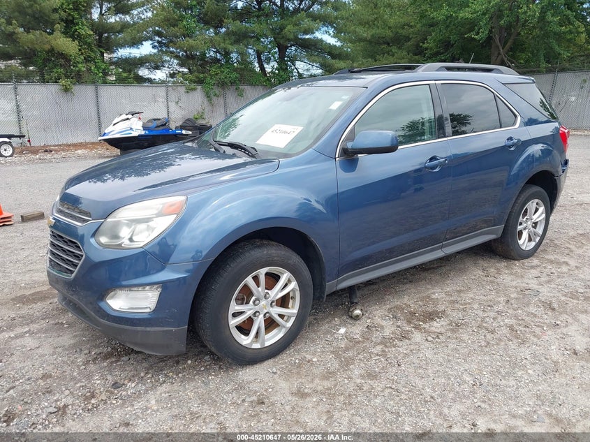 2017 Chevrolet Equinox Lt 2GNFLFEK0H6249116 photo 1
