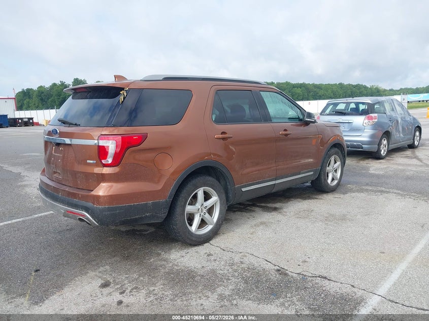 Vin: 1fm5k8dh8hga30635, lot: 45708435, ford explorer xlt 20174