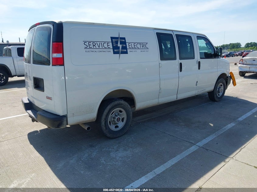 Vin: 1gtz7hfp4p1104159, lot: 45708561, gmc savana cargo rwd 3500 extended wheelbase work van 20234