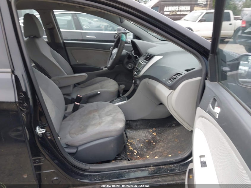 KMHCT4AEXCU073441 2012 Hyundai Accent 1.6 Gls black