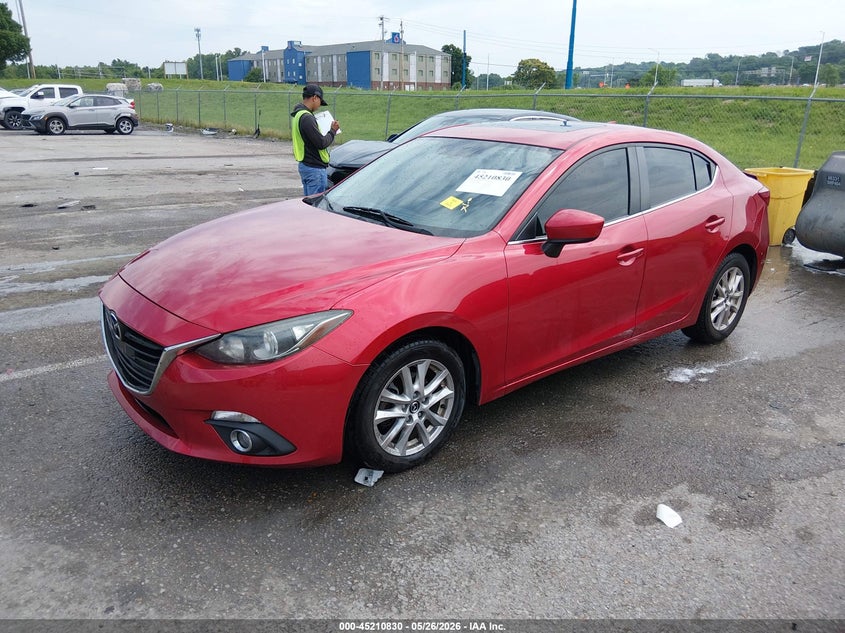 Vin: jm1bm1w78e1201895, lot: 45708571, mazda mazda3 i grand touring 20142