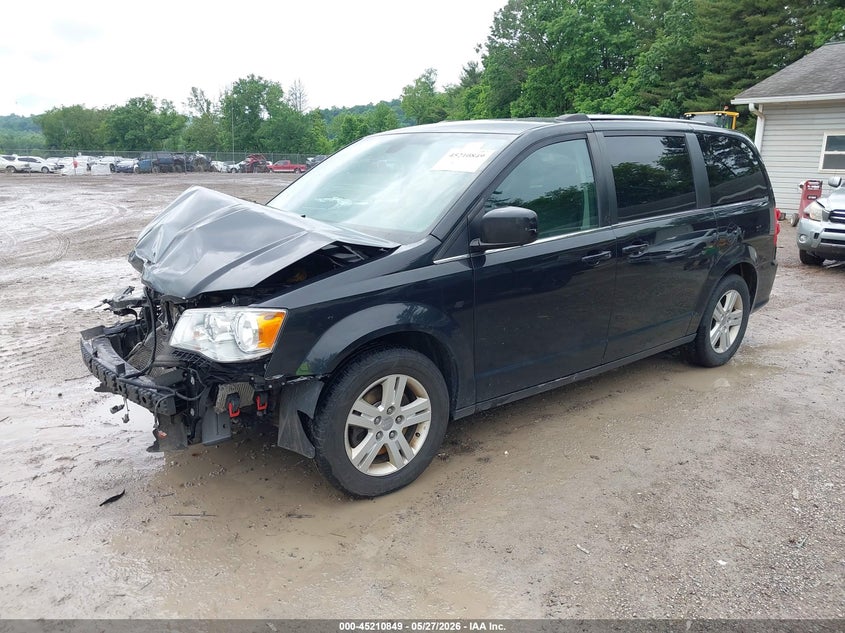Vin: 2c4rdgcg2kr772313, lot: 45708590, dodge grand caravan sxt 20192