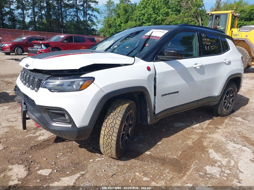 Vin: 3c4njddnxst524200, lot: 45708609, jeep compass trailhawk 4x4 20252